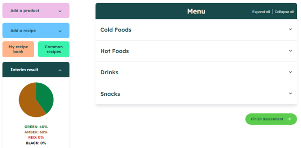 full menu